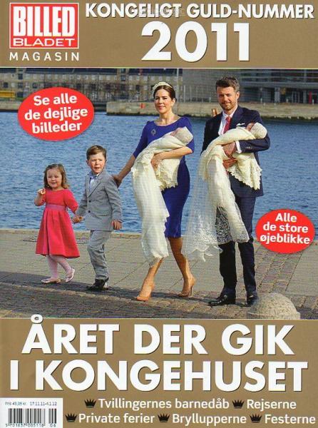 2011 - Denmark Princess Mary Prince Frederik Prince Joachim Kongehuset Guld-Nummer